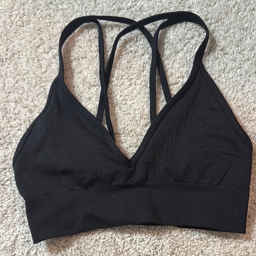Black Strappy Women's Bralette